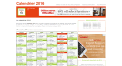 Desktop Screenshot of calendrier-2016.net